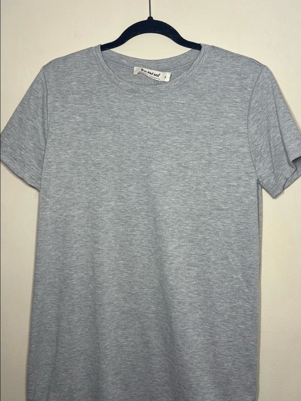 Three Bird Nest Light Gray Mini Dress